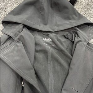 Leith Black Hooded Jacket